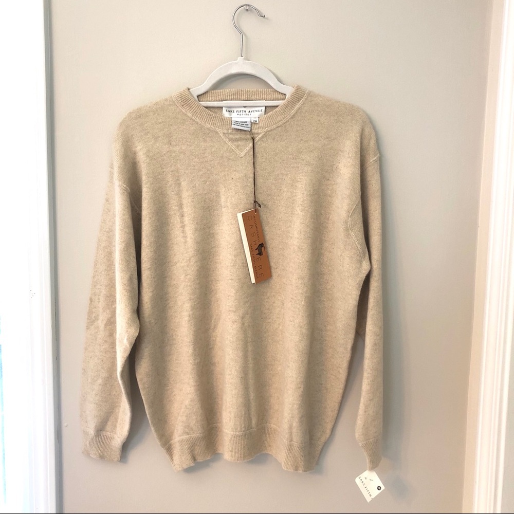 NWT Saks Fifth Avenue Cashmere Sweater